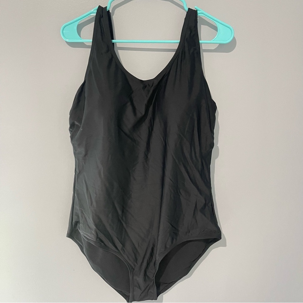Black One-Piece Swimsuit